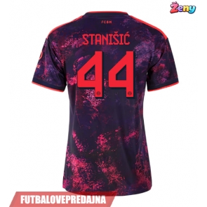 Lacne Ženy Futbalové dres Bayern Munich Josip Stanisic #44 2026-27 Krátky Rukáv - Tretina